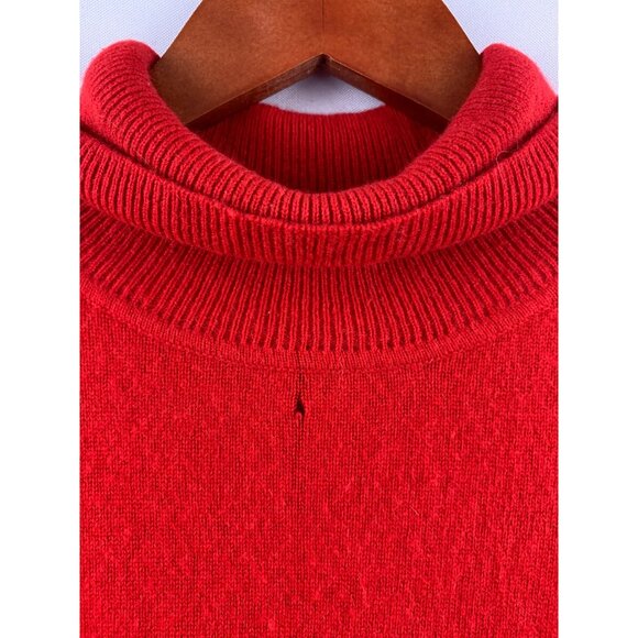 Women's Charter Club Red Cashmere Sweater Size L - Picture 3 of 9